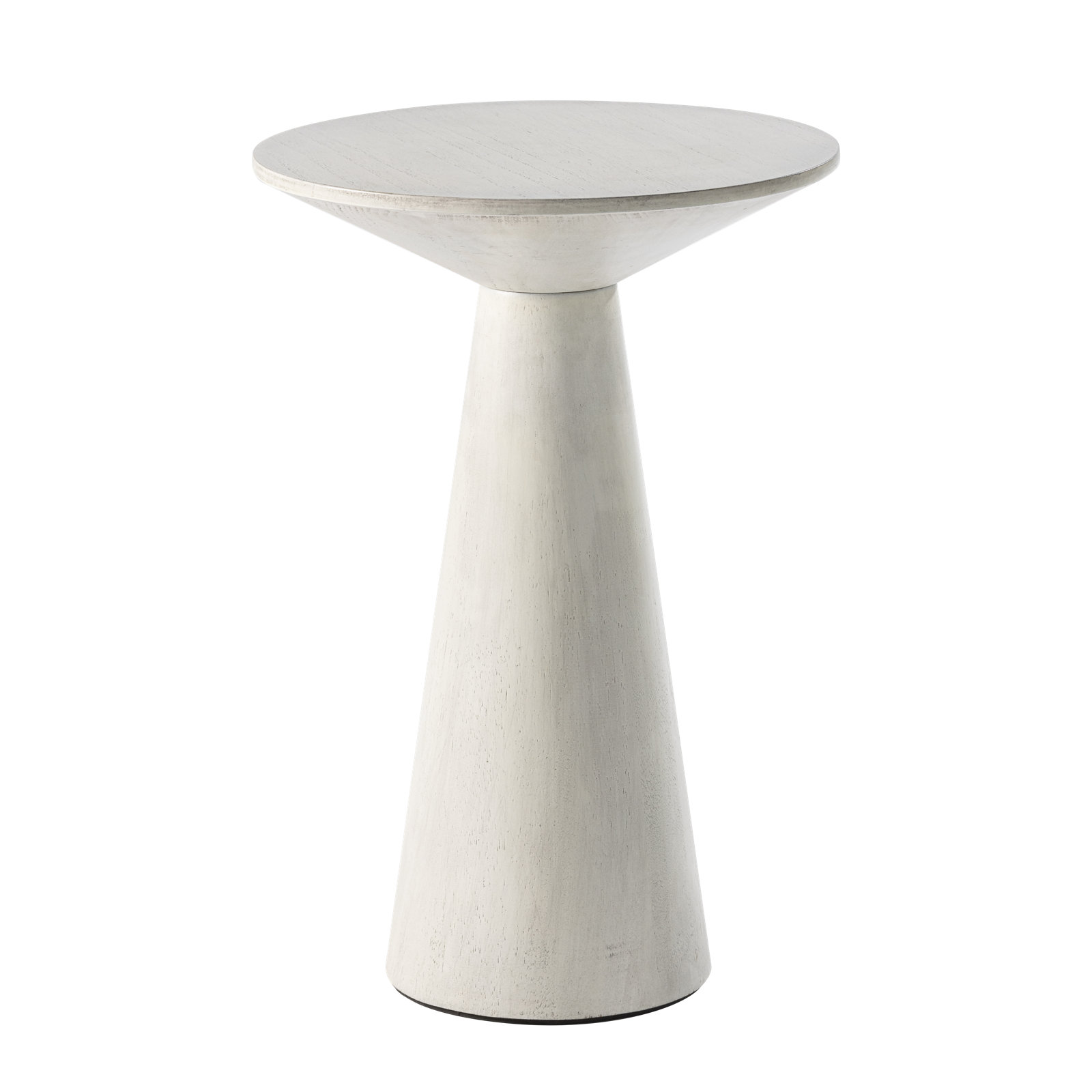 Bozovich Solid Wood End Table, White, 19.5" H x 13.5" W x 13.5" D