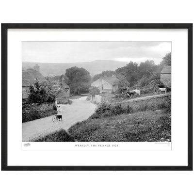 Wensley, The Village 1923 by Francis Frith - Single Picture Frame Print