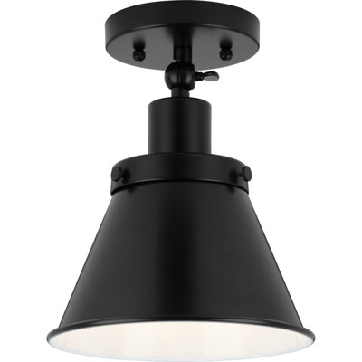 Plafonnier semi-encastré 1 lumière 8,25 po