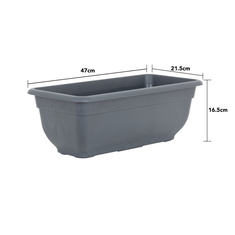 Wham Bell Pot 47cm Trough Pack of 2 Slate