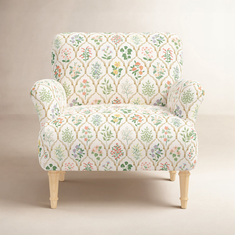 Bristol Armchair, Rpc Hawthorne Multi Linen