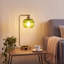 Lampe de table arquée en métal de 19 pouces avec ports USB-129240184