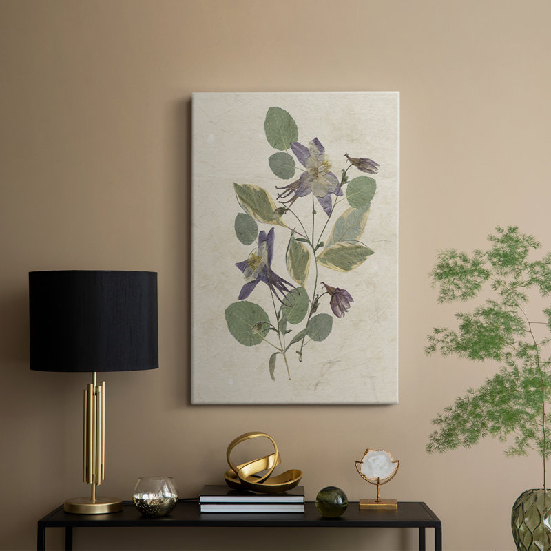 Pressed Arrangement IV -Custom Wrapped Gallery Cavas