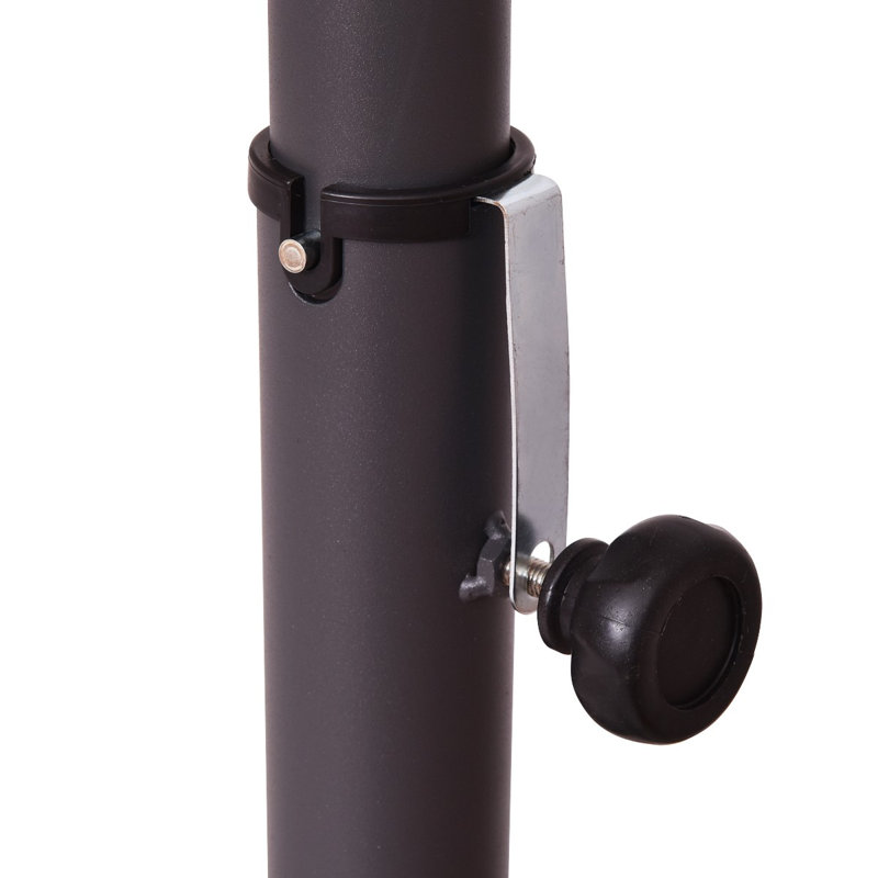 Denny 270cm Cantilever Parasol, Black