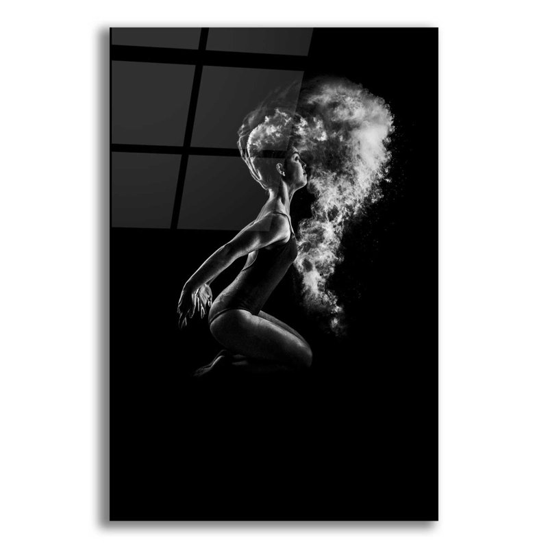 «Epousseté» par Design Fabrikken, art mural en verre acrylique, H 24 po x l 16 po x P 0,2 po