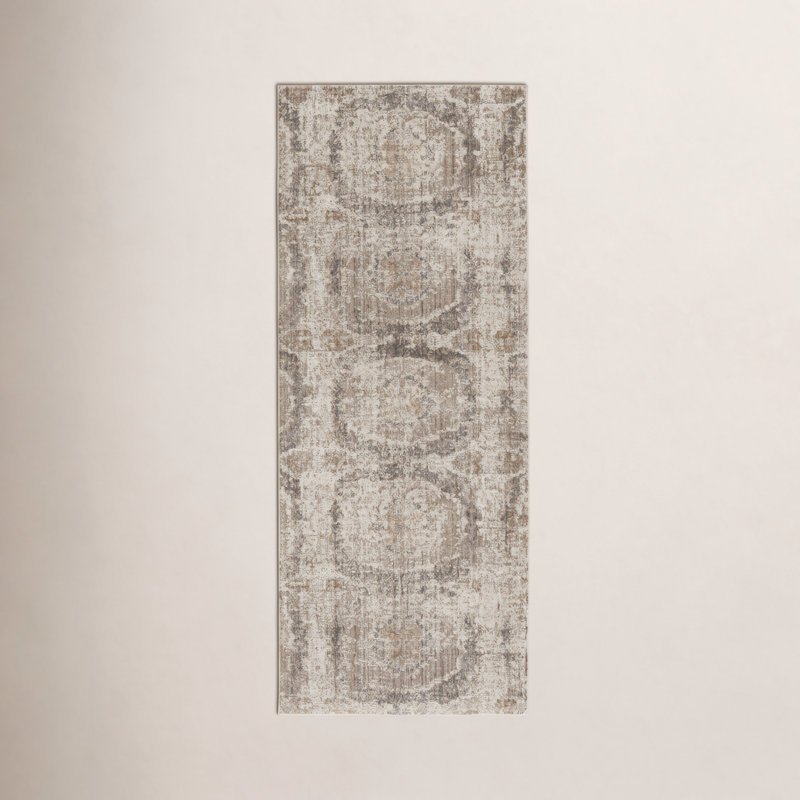 Tapis gris Tatiana, Tapis de couloir 3 pi x 8 pi