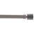 Manufacture Heavy-Duty Adjustable Single Curtain Rod with Layered Disc Finials (50-82 inches)-35540550