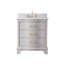 Meuble-lavabo simple 30 po avec plateau en marbre Fiona-104997760