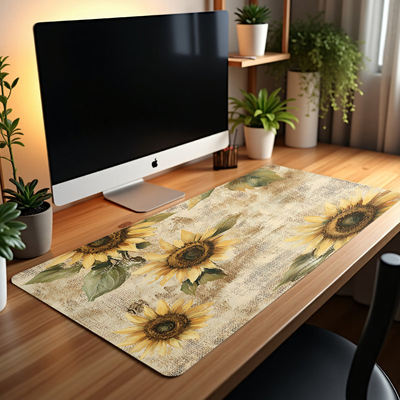 Polyester Desk Pad, 31.5x15.5