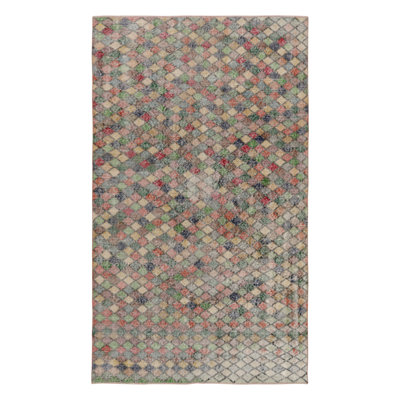 One-of-a-Kind 5'6" X 9'7" 1960s Wool Area Rug