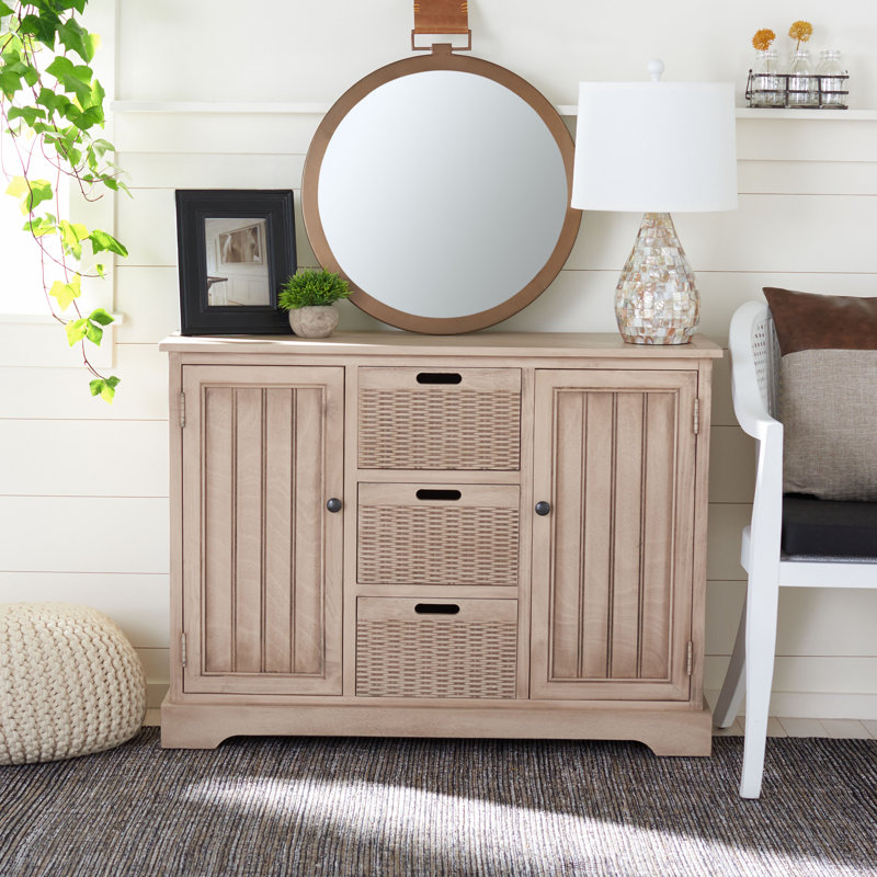 Paille 39.75'' Console Table, Sand/Natural