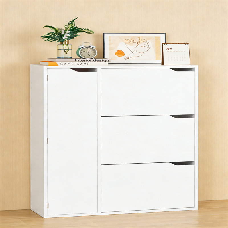 8 Pair Shoe Storage Cabinet