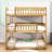 Kawtar Versatile Twin Over Twin Over Twin Detachable Triple Bunk Bed With Guardrails, Ladders-1679359804