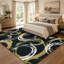 Tapis noir Mid Mid Century Modern-131352227