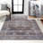 Alanya Ornate Medallion Machine-Washable Brown/Light Gray Rug-1044439168