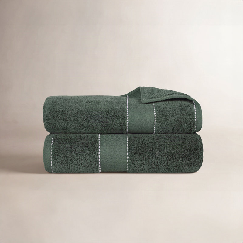 Drap de bain Abrianna, Vert forêt