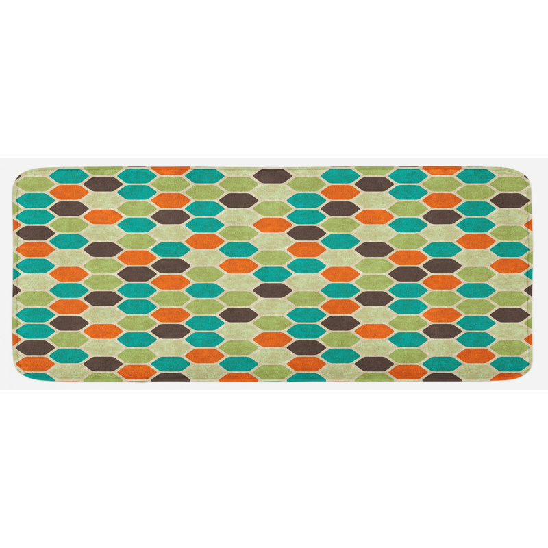 Modern & Contemporary Synthetic Kitchen Mat