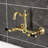 Kingston Brass Duchess Double-Handle 2-Hole Wall-Mount Bridge Kitchen Faucet-93672717