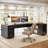 85.8" L-Shaped Executive Desk-112014208