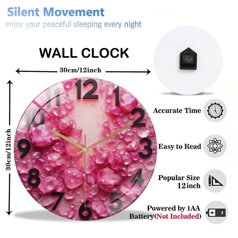 Horloge murale horloge murale 12 po