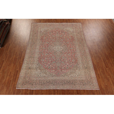 Traditional Pink Floral   Area Rug 10x13