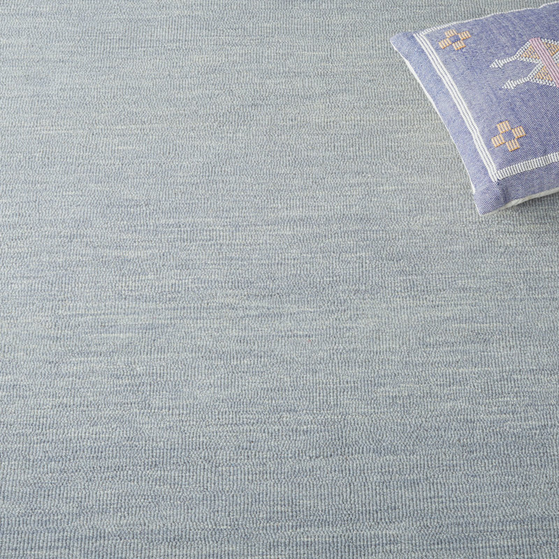 McMahon Hand Tufted Wool And Cotton With Latex Rug, Rectangle 8' x 10'