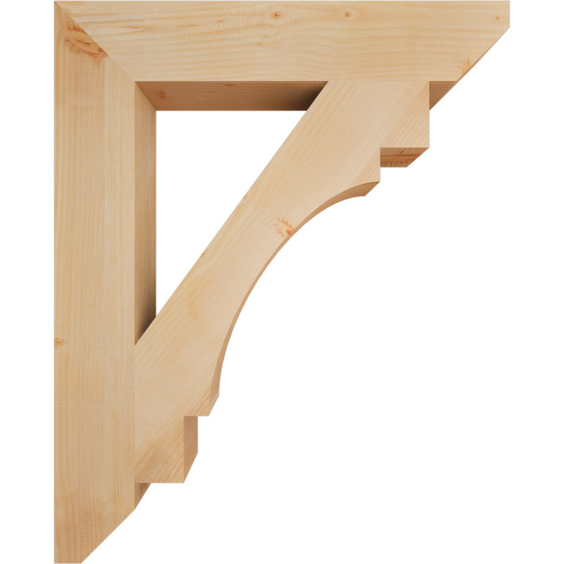 Support lisse à lattes Merced, Sapin de Douglas, H 42 po x l 5,5 po x P 34 po