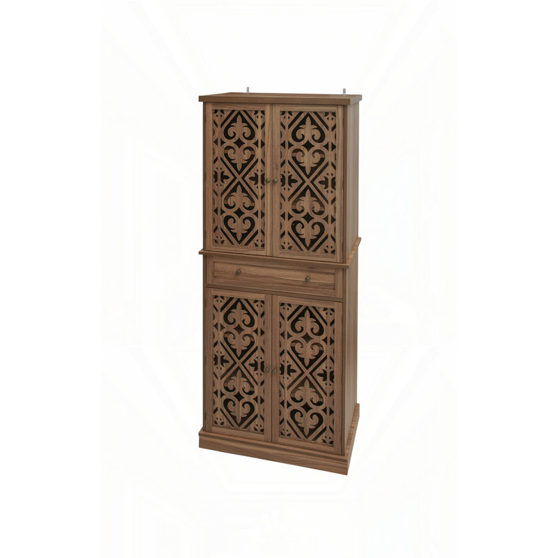 Armoire 4 portes avec 1 tiroir