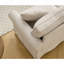 Canapé modulaire 5 places en lin avec coussin décoratif-550775753