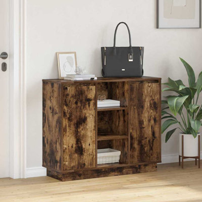 Sideboard With Door 90 X 32 X 75 Cm Engineered Wood