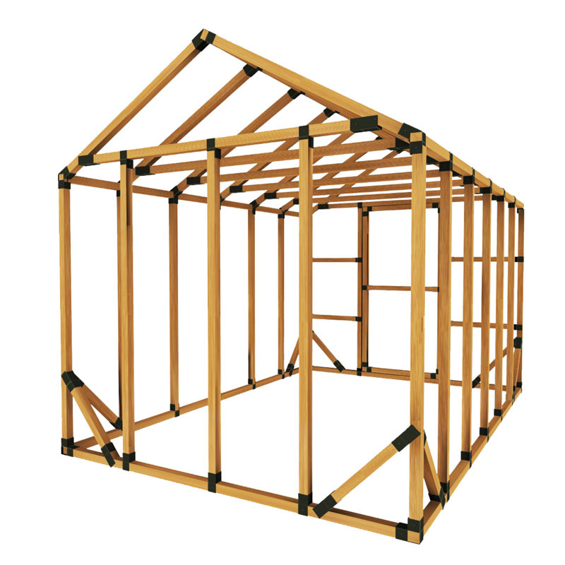 10 ft. W x 20 ft. D Greenhouse Kit, 8.5' H x 8.0' W x 12.0' D