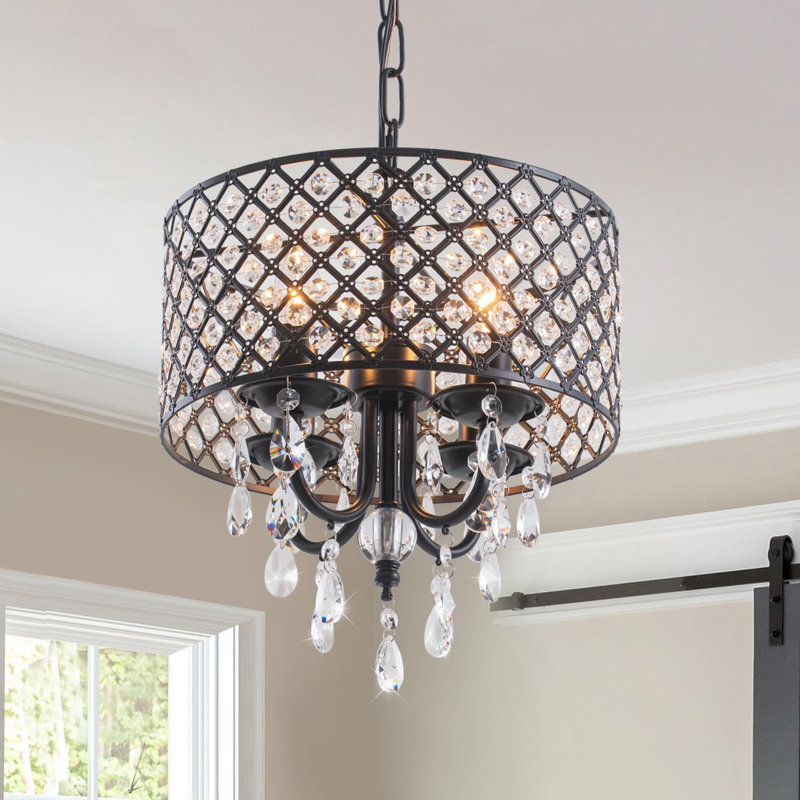 Black Crystal Chandelier