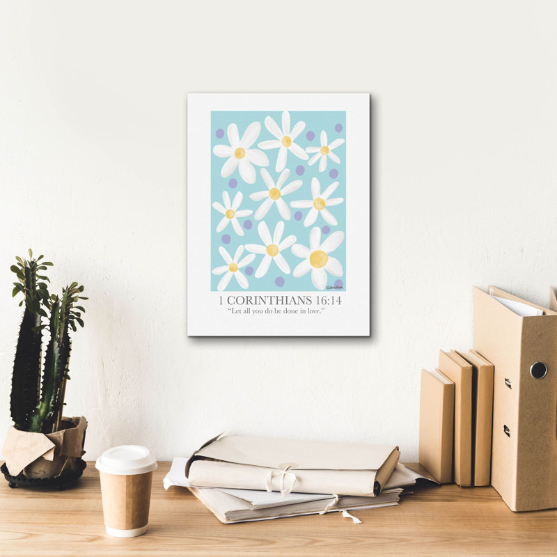 «Done in Love» par Lisa Larson, art mural sur toile, H 16 po x l 12 po x P 0,75 po