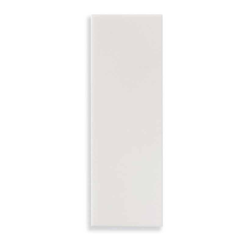 4" X 12" Honed Subway Marble Tile, Silver