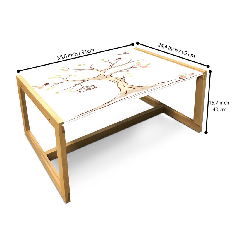 Jacyeon Sled Coffee Table, 90cm H x 62cm W x 40cm D