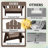 Devito All-Weather Resistant HDPE Plastic Oversize Adirondack Chair-1771610900