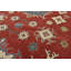 Tapis unique en laine noué à la main rouge / beige / bleu de 8 pi 6 po x 13 pi 2 po Ludford