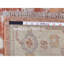 Tapis de couloir oriental orange doux en laine nouée à la main 2 pi 8 po x 12 pi avec motif fluide et ouvert E7DDB24F494445F18DCC35DCA92BC947