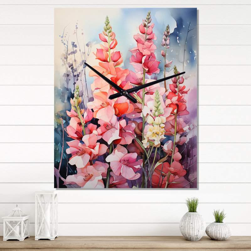 Horloge murale en aluminium Jazz mun, Moyen