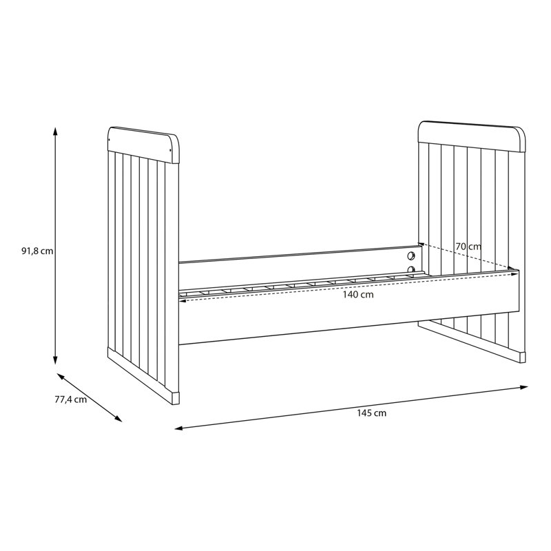 Rosswell Cot Bed