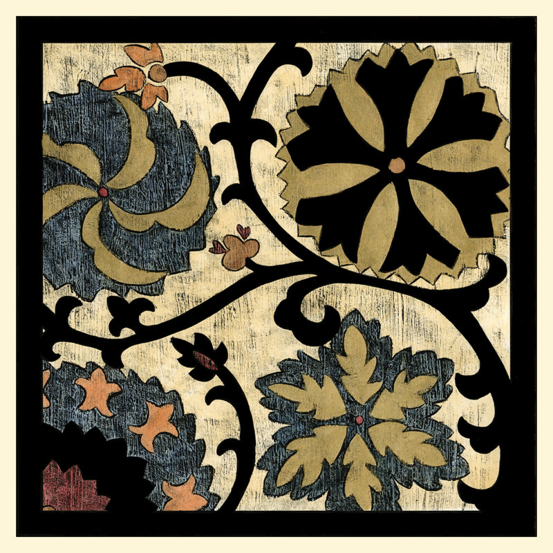 Vintage Suzani III - Wrapped Canvas Print, 30cm H x 30cm W x 3.8cm D