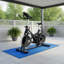 Tapis de vélo d'exercice en caoutchouc caoutchouté «TFS-121» - 5 mm x 4 pi x 6 pi - gris clair-116543856
