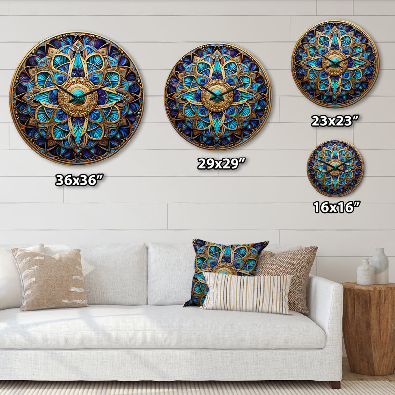 Metal Wall Clock, Large