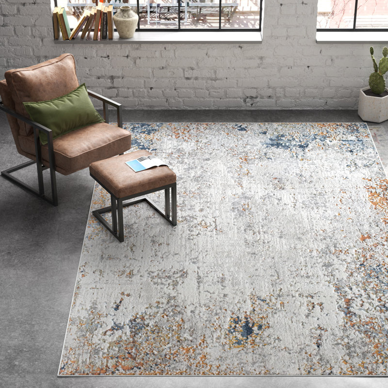 Tapis ocre Prescott, Tapis de couloir 2 pi 6 po x 8 pi