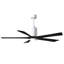 Patricia LED Downrod Ceiling Fan-328545089-328532544