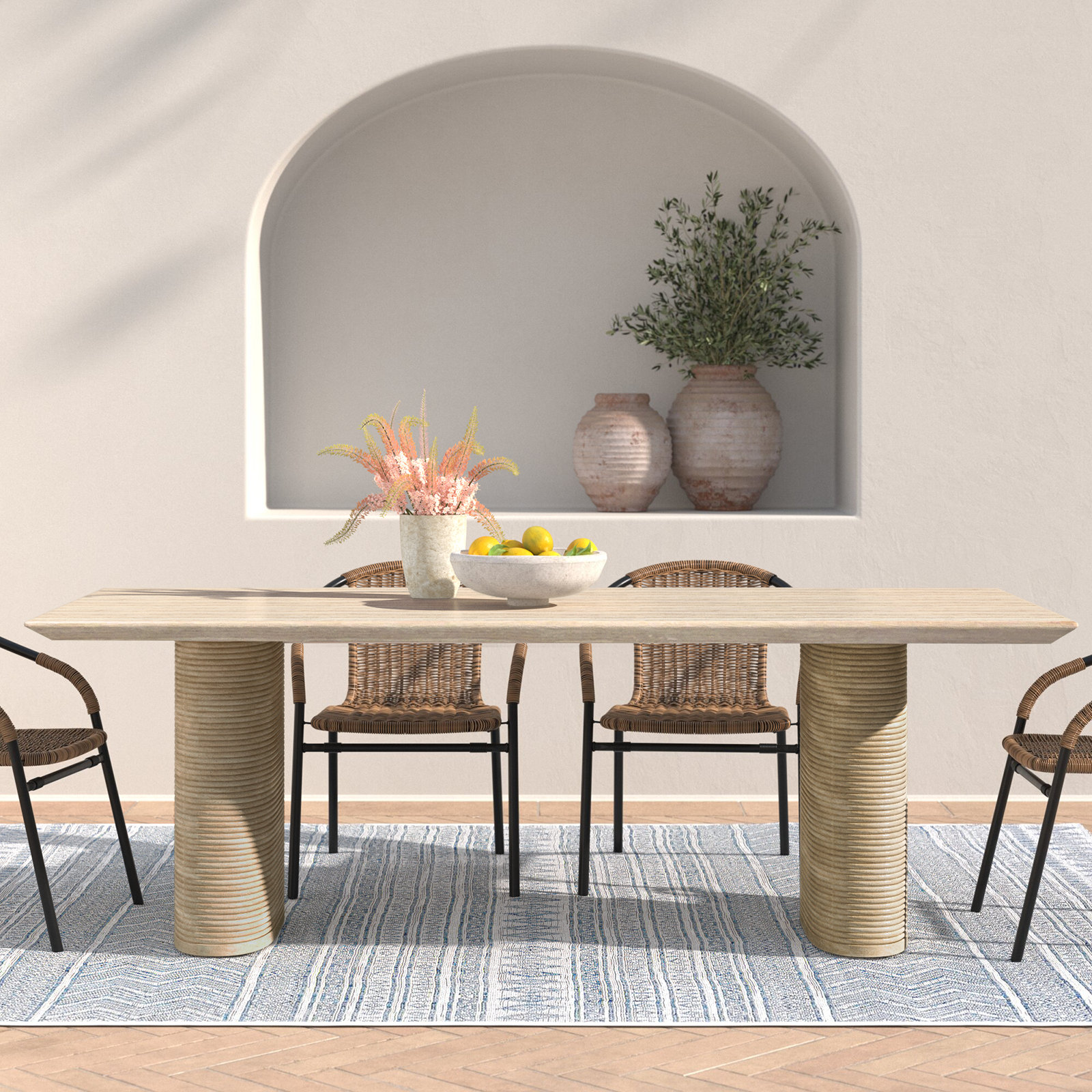 Cassava 87" Patio Dining Table