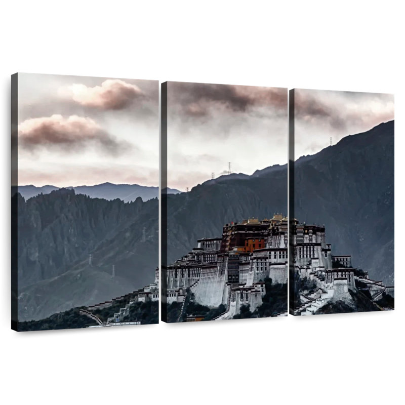 Adella Potala Palace Evening Glow, 20" H x 33" W