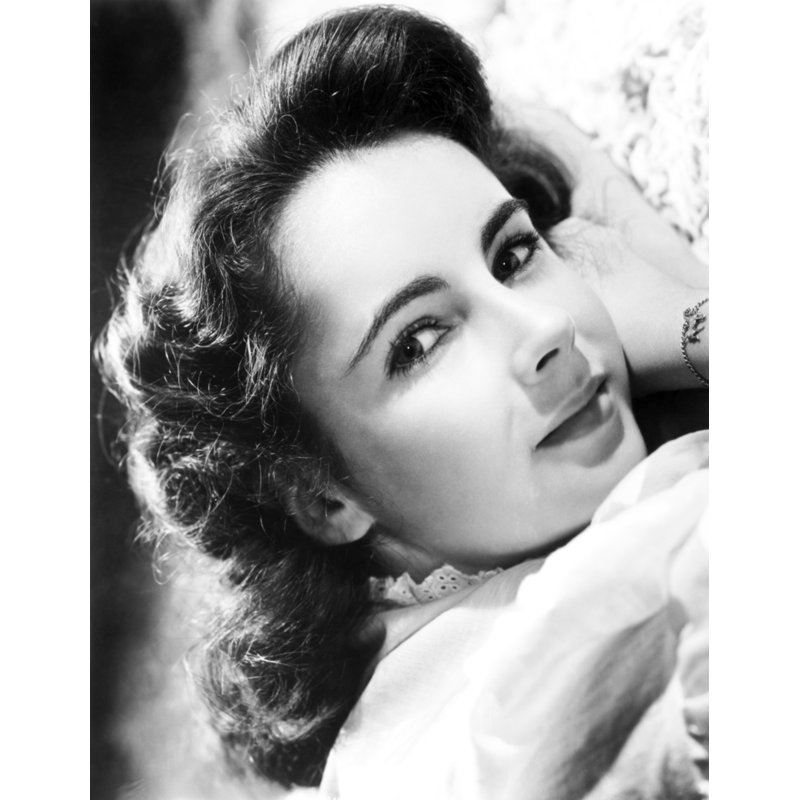 " Close-up Of Elizabeth Taylor ", 10" H x 8" W