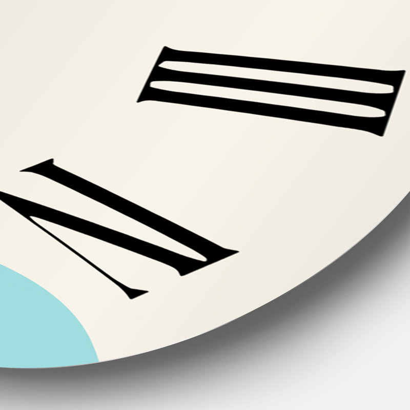 Horloge murale moderne à une ligne, Surdimensionné