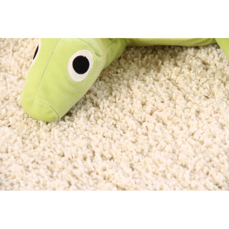 Madera Solid Colour Shag Area Rug, Rectangle 80cm x 150cm